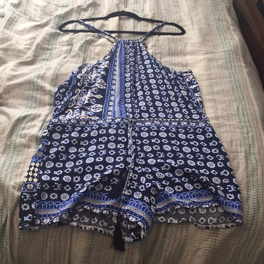 Navy romper